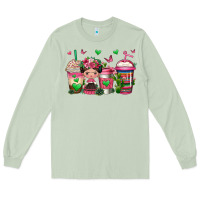 Matcha mexican coffee cups cafecito Long Sleeve Tee - Jasminsmagicworld