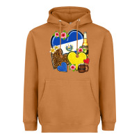 Meerkat el salvador hearts Heavyweight Hoodie - NancyCooperArtShop