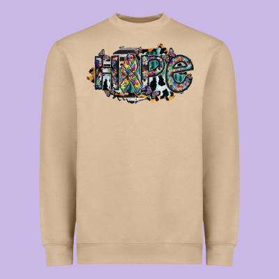 Hope Heavyweight Sweatshirt Designed By Sublimationcraftshop