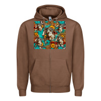 Chestnut mustang horse western Zipper Hoodie - LillyAllenDesigns