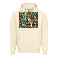 Sandshell mustang horse western Zipper Hoodie - LillyAllenDesigns