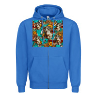 True Royal mustang horse western Zipper Hoodie - LillyAllenDesigns
