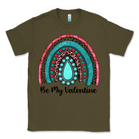 Army Green be my valentine gemstone rainbow Classic Tee - JahusDesignShop