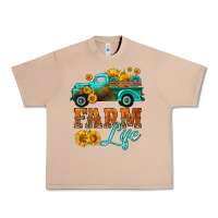 Burro farm truck  farm life with sunflower Urban Heavy Tee - HRA Design Shop