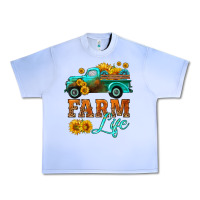 Grape Ice farm truck  farm life with sunflower Urban Heavy Tee - HRA Design Shop