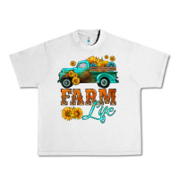 Lunar Rock farm truck  farm life with sunflower Urban Heavy Tee - HRA Design Shop