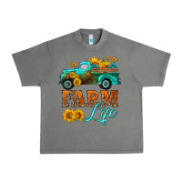 Tornado farm truck  farm life with sunflower Urban Heavy Tee - HRA Design Shop