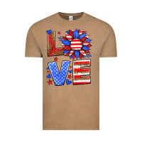 Vintage Coffee love america sunflower Vintage Tee - HRA Design Shop