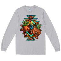 Moon Dust aztec rodeo cowboy Long Sleeve Tee - JahusDesignShop