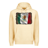 Pina Colada mexico flag black glitter leopard Premium Hoodie - AdoDesignShop