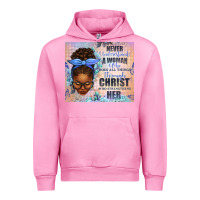 Fuchsia Pink Never Underestimate a Woman Who Does Urban Hoodie - texasbilliewilder