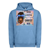 Pigment Pebble Blue Never Underestimate a Woman Who Does Urban Hoodie - texasbilliewilder