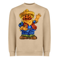 Mushroom scarecrow Heavyweight Sweatshirt - FaDigitalArtStudio