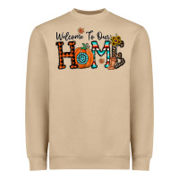 Mushroom welcome to our home Heavyweight Sweatshirt - CowhideDigitalArt