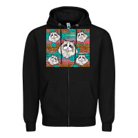 Black Western Ragdoll Cat Zipper Hoodie - LillyAllenDesigns