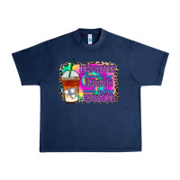 Navy iced coffee sarcasm Urban Heavy Tee - RacoonDesign