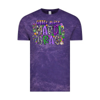 Cloud Purple little miss mardi gras Vintage Tee - RacoonDesign