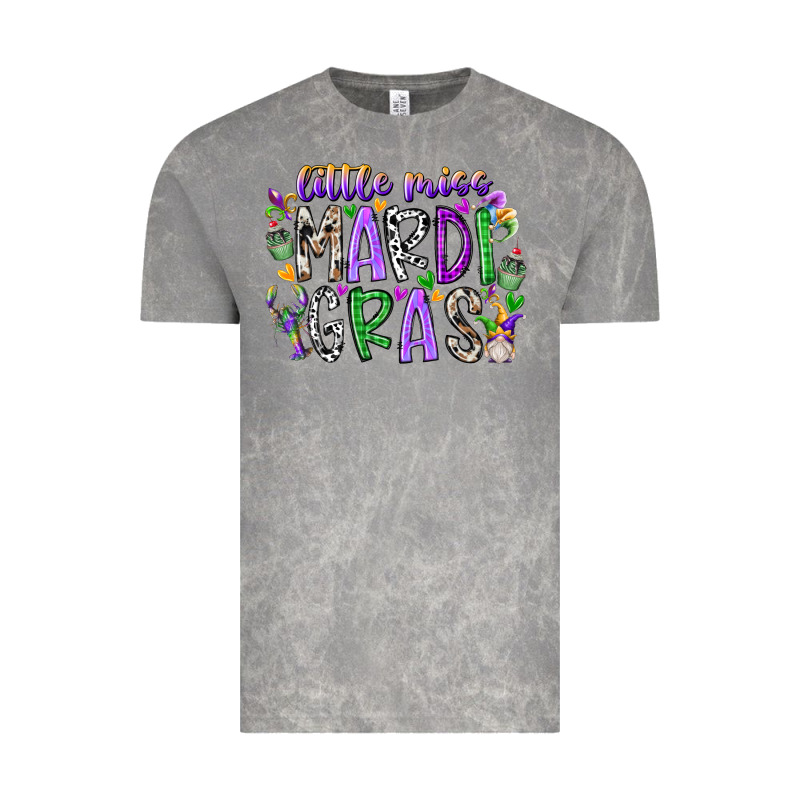 Little Miss Mardi Gras Vintage Tee by RacoonDesign | Teevron