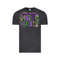 Vintage Black little miss mardi gras Vintage Tee - RacoonDesign