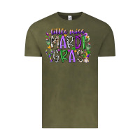 Vintage Olive little miss mardi gras Vintage Tee - RacoonDesign