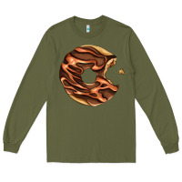 Army Green chocolate donut Long Sleeve Tee - AdoDesignShop