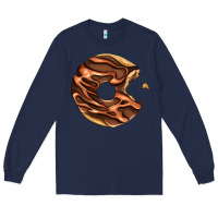 Navy chocolate donut Long Sleeve Tee - AdoDesignShop
