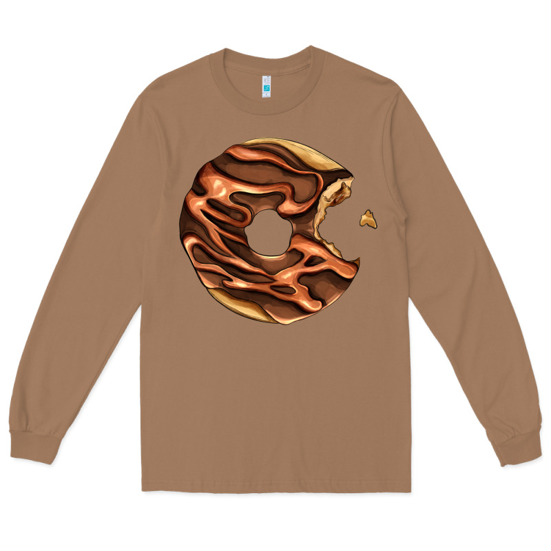 Chocolate Donut Long Sleeve Tee by AdoDesignShop | Teevron