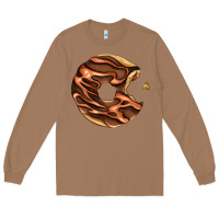 Toasted Coconut chocolate donut Long Sleeve Tee - AdoDesignShop