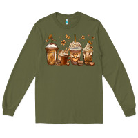 Army Green melanin afro coffee cups Long Sleeve Tee - Jasminsmagicworld