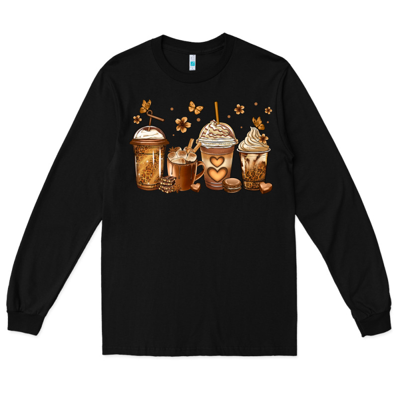 Melanin Afro Coffee Cups Long Sleeve Tee by Jasminsmagicworld | Teevron