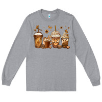 Heather Grey melanin afro coffee cups Long Sleeve Tee - Jasminsmagicworld