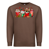 Chestnut christmas sloth coffee cups Premium Sweatshirt - MaliasSmallBusiness