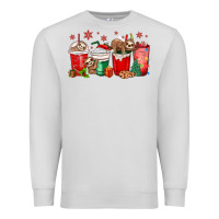 Dove Grey christmas sloth coffee cups Premium Sweatshirt - MaliasSmallBusiness