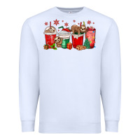 White christmas sloth coffee cups Premium Sweatshirt - MaliasSmallBusiness