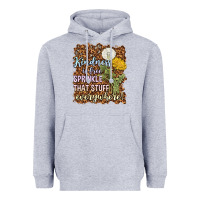 Heather Grey kindness is free sprinkle Heavyweight Hoodie - NancyCooperArtShop