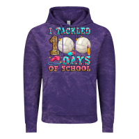 Cloud Purple i tackled 100 days of school volleyball Vintage Hoodie - Zillion Design Studio