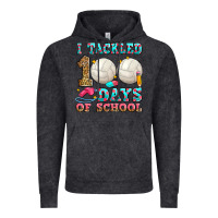 Vintage Black i tackled 100 days of school volleyball Vintage Hoodie - Zillion Design Studio