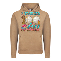 Vintage Coffee i tackled 100 days of school volleyball Vintage Hoodie - Zillion Design Studio