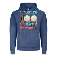 Vintage Denim i tackled 100 days of school volleyball Vintage Hoodie - Zillion Design Studio