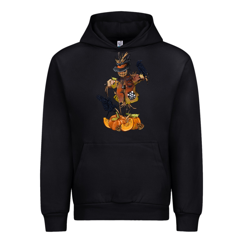 Scarecrow With Pumpkin Urban Hoodie by texasbilliewilder | Teevron