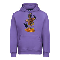 Tulip Scarecrow with Pumpkin Urban Hoodie - texasbilliewilder