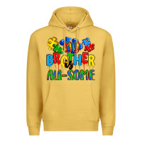 Antique Gold my brother is au some a Premium Hoodie - Artiststas