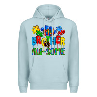 Blue Mist my brother is au some a Premium Hoodie - Artiststas