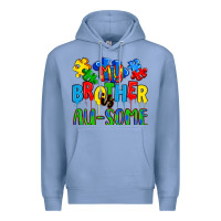 Colony Blue my brother is au some a Premium Hoodie - Artiststas