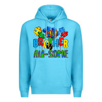 Ocean Blue my brother is au some a Premium Hoodie - Artiststas