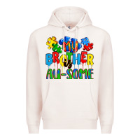 Pale Pink my brother is au some a Premium Hoodie - Artiststas