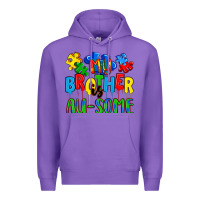 Purple my brother is au some a Premium Hoodie - Artiststas