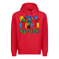 Red my brother is au some a Premium Hoodie - Artiststas