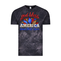 Cloud Black god bless america land that i love Vintage Tee - HRA Design Shop