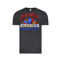 Vintage Black god bless america land that i love Vintage Tee - HRA Design Shop